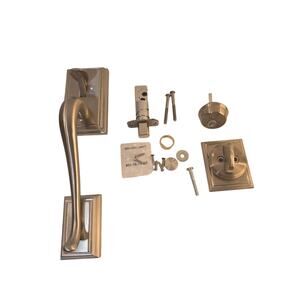 Schlage FC58 ADD 619 C Door Lever Handleset Pair Satin Nickel